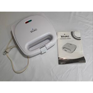 Rival Sandwich Maker RVS6128A_S/White